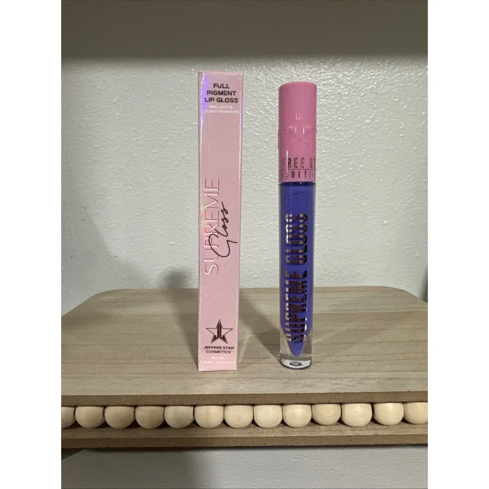 Jeffree Star Supreme Periwinkle‎ NO APOLOGIES Full Pigment Lip Gloss 0.172 fl oz